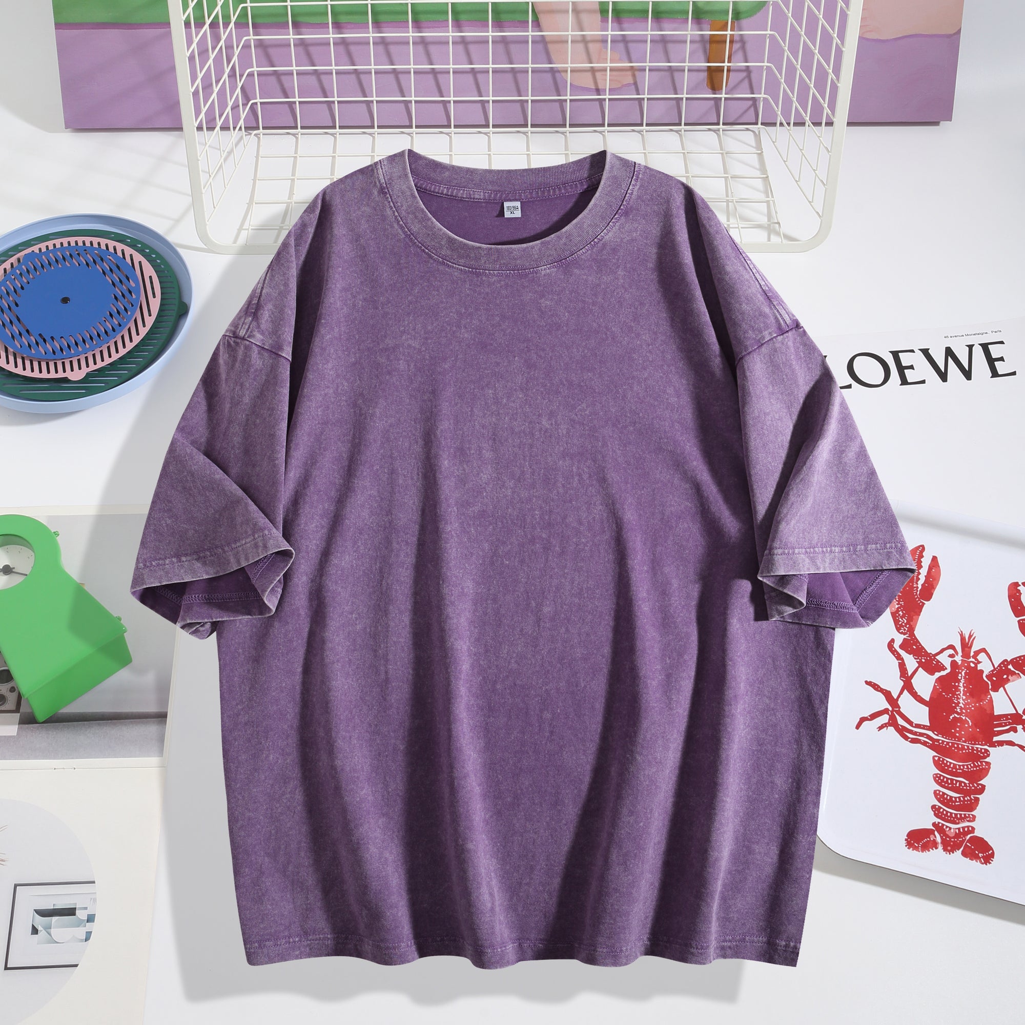 Custom Design Washed T-Shirt – Upload Your Art on 230g Premium Cotton