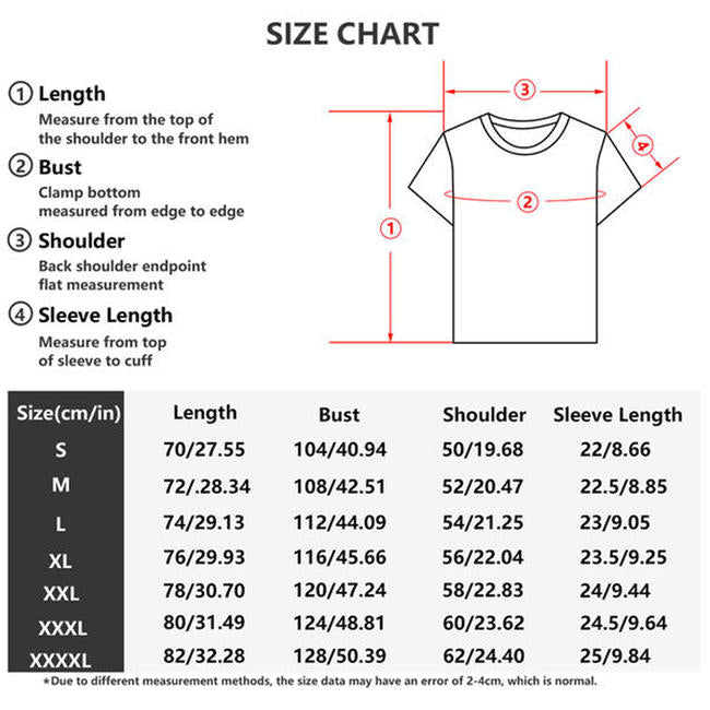 Large size front printed men's cotton T-shirt 180g