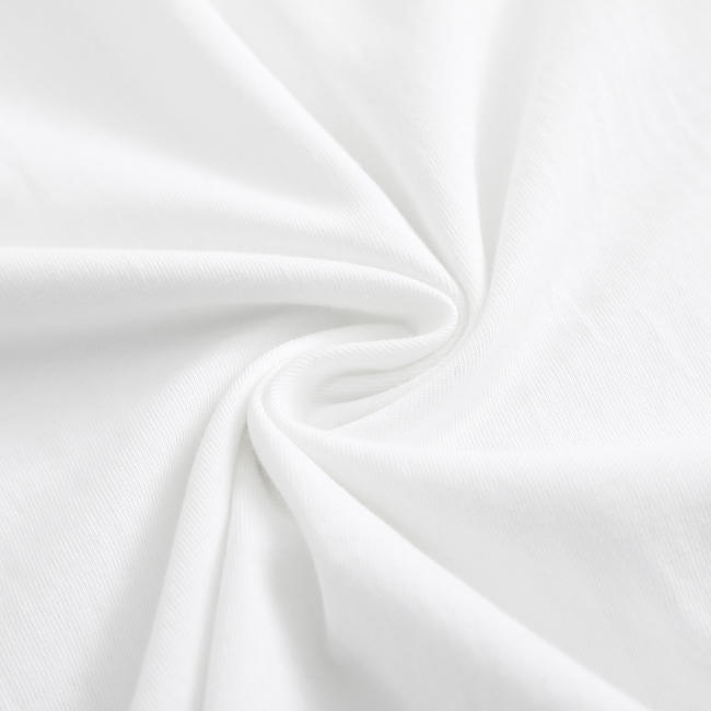 Large size front printed men's cotton T-shirt 180g